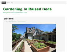 Tablet Screenshot of gardeninginraisedbeds.com